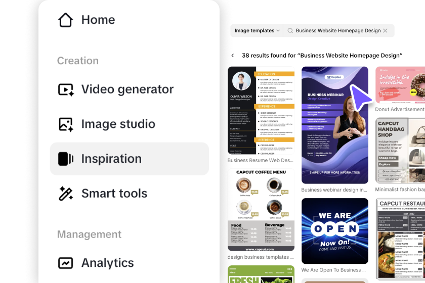  Sign in and access inspiration