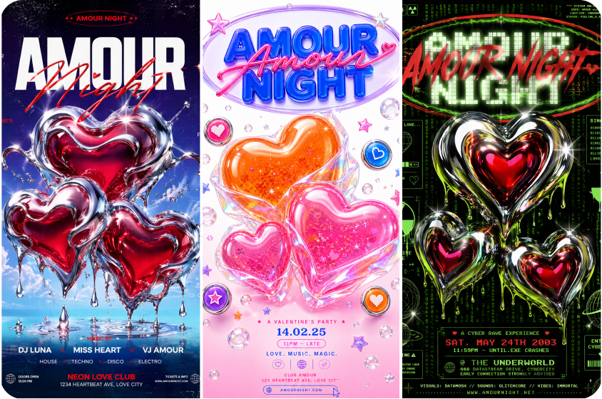 Endless creative variations