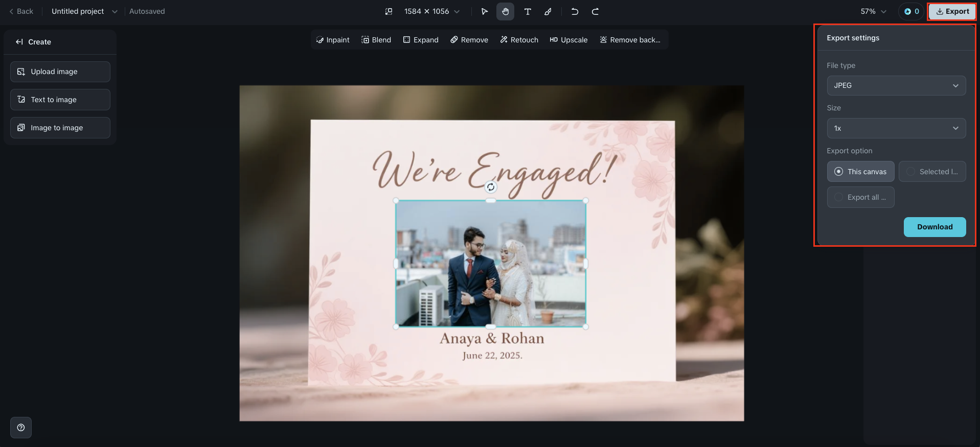 create your own save the date cards