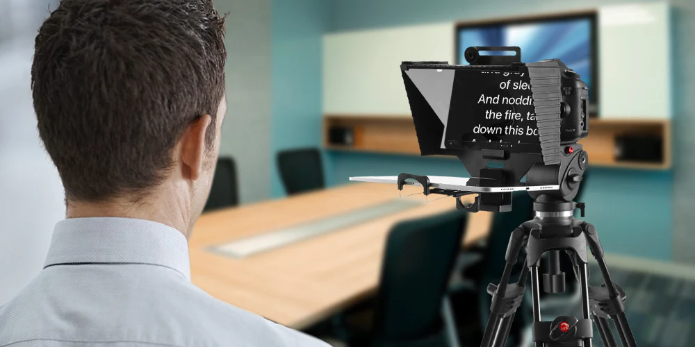 Teleprompter example