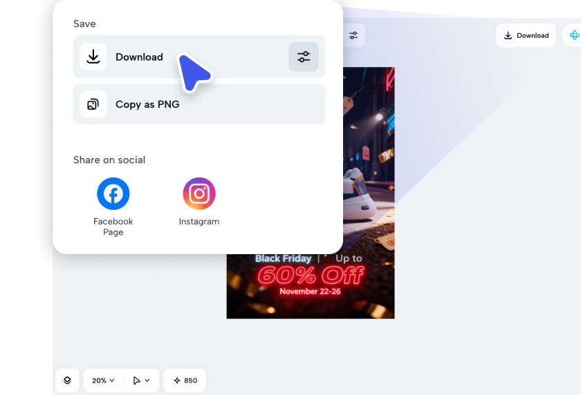  CapCut AI γεννήτρια σχεδιασμού δωρεάν για κοινή χρήση banner Black Friday
