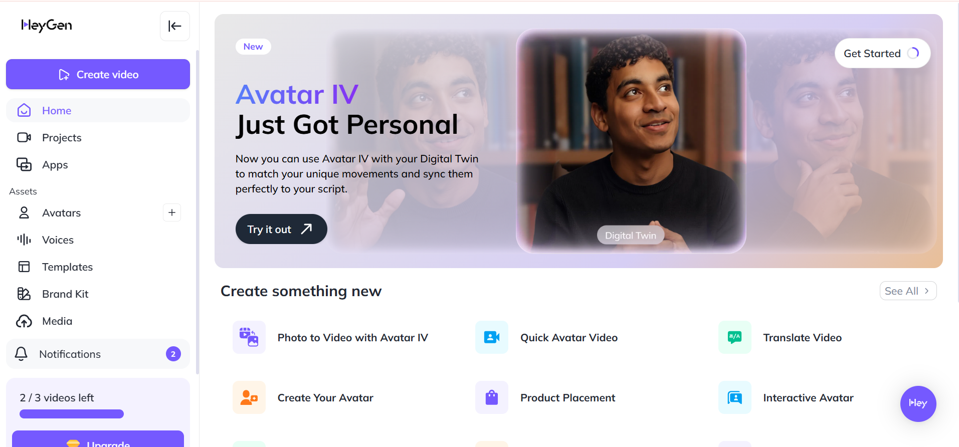 HeyGen - AI avatar generator online free resource