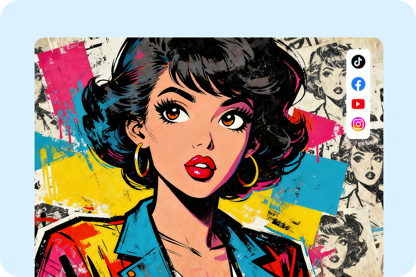 Boost social media presence with doodle arts