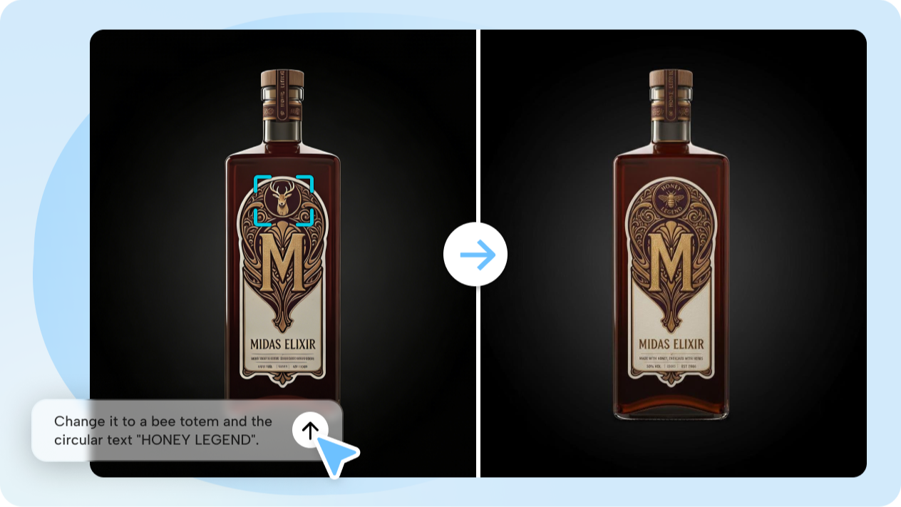 Polish label details with intelligent AI refinement