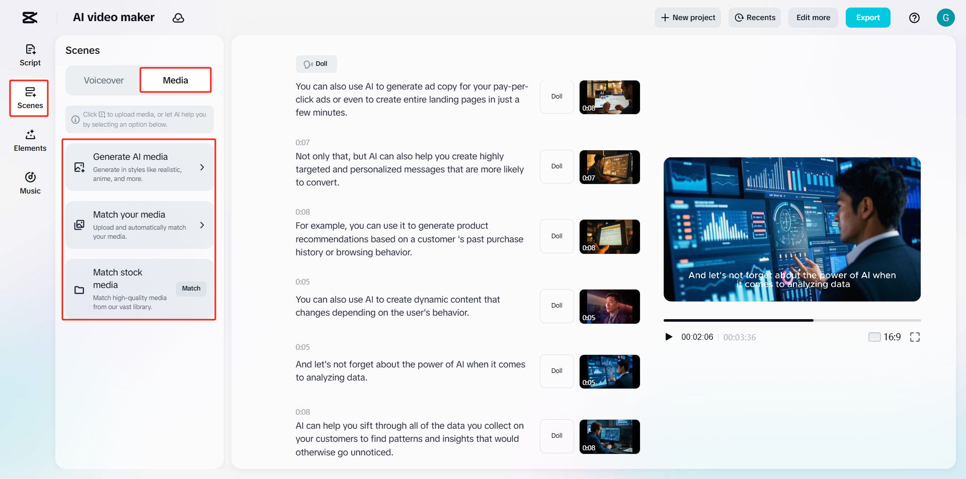 Relevante KI-Medien generieren