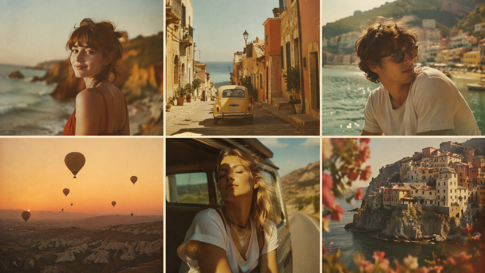 Dreamina Kodak Filmfilter Prompt Beispiel 3: Travel Snapshot Film Look