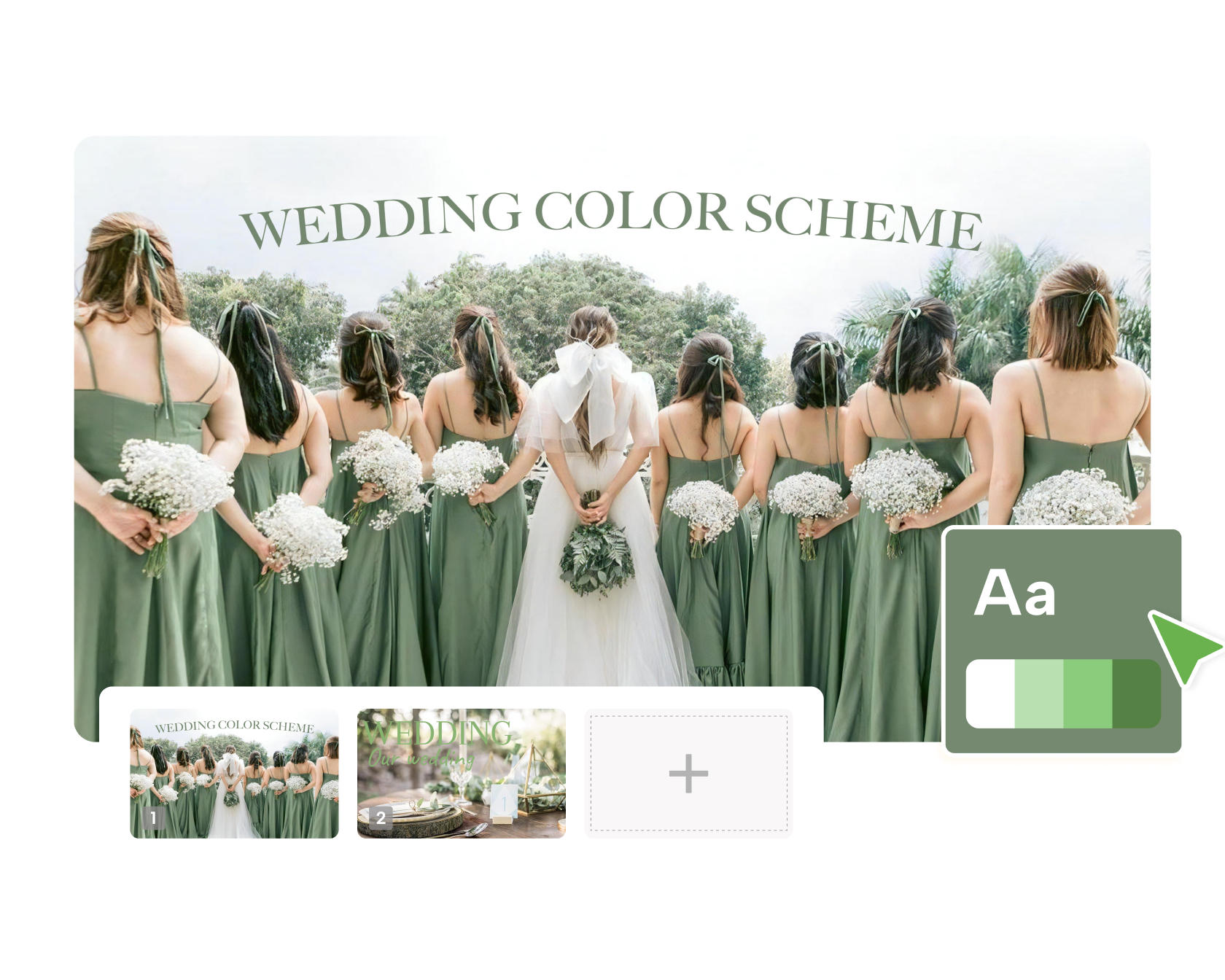 free wedding color scheme online