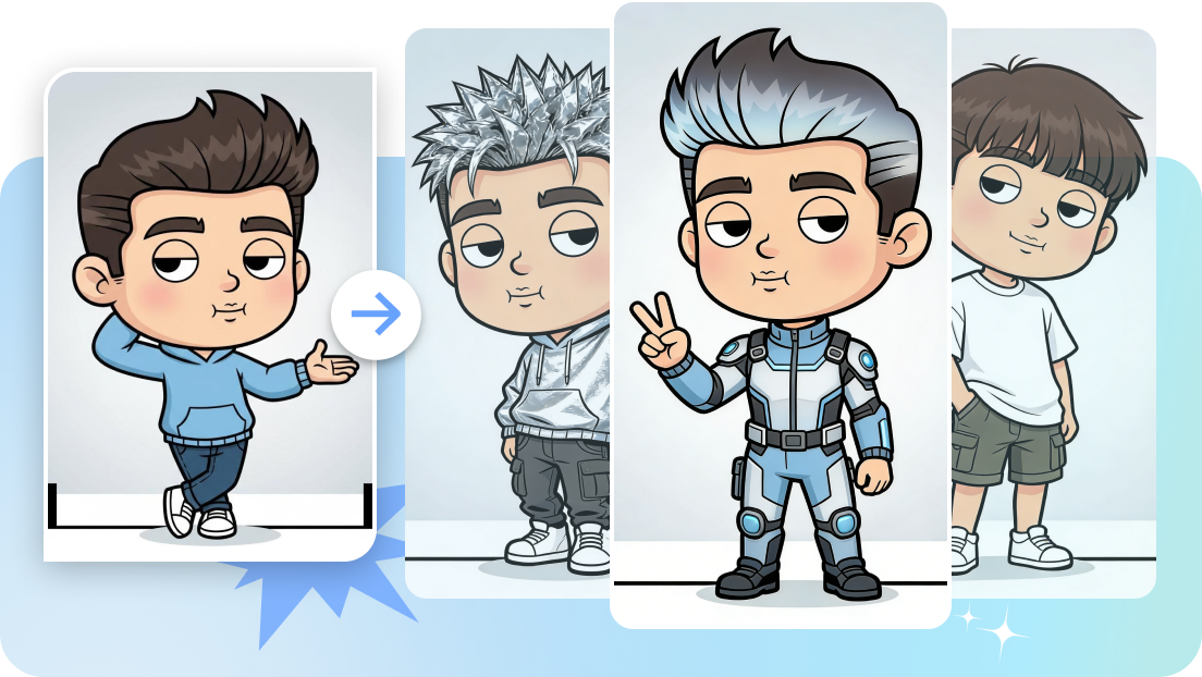 ปรับแต่ง Bitmoji ของคุณด้วยองค์ประกอบการออกแบบที่ไม่เหมือนใคร เช่น เครื่องแต่งกายและเครื่องประดับ