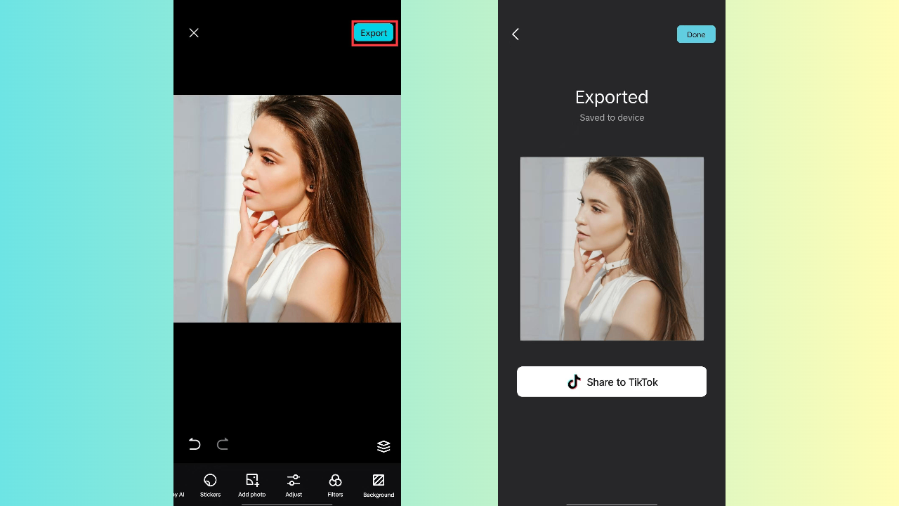 Exportações sem marca d'água gratuitamente