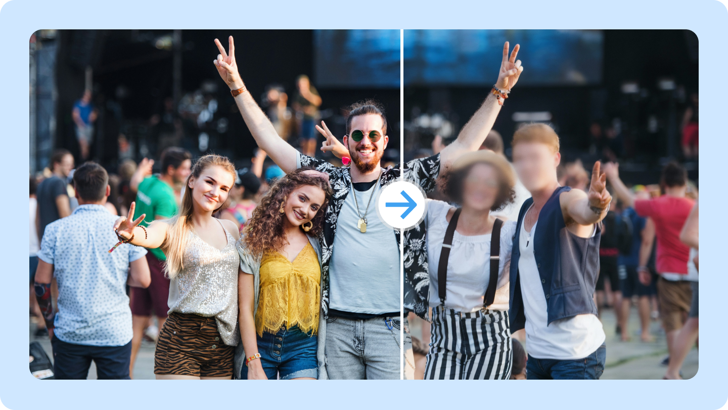 วิธีเบลอใบหน้า: 3 วิธีที่ง่ายและรวดเร็วที่ทุกคนสามารถใช้ได้