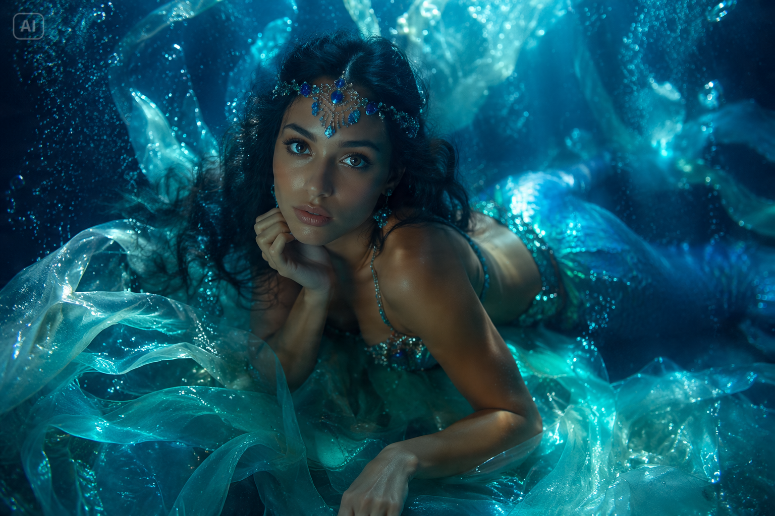 underwater ai photo