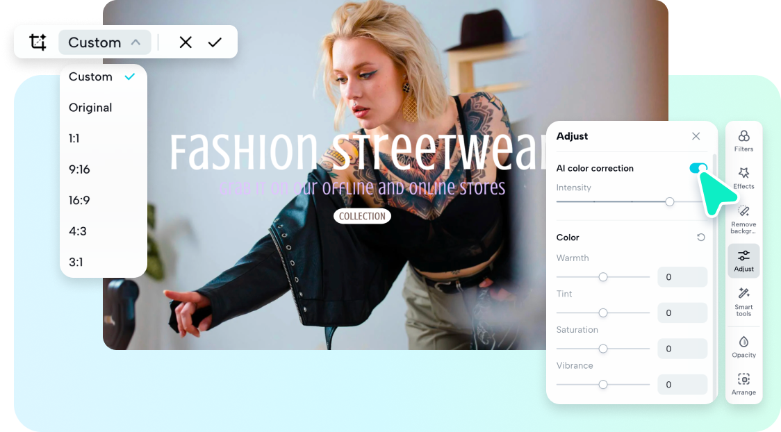 description=Pippit's Image Studio interface showing the main dashboard with options like 'Upscale Image', 'Remove Background', and 'Batch Edit' clearly visible.