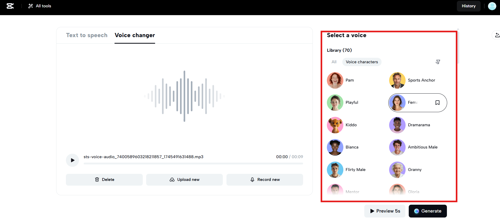 Knihovna hlasových efektů