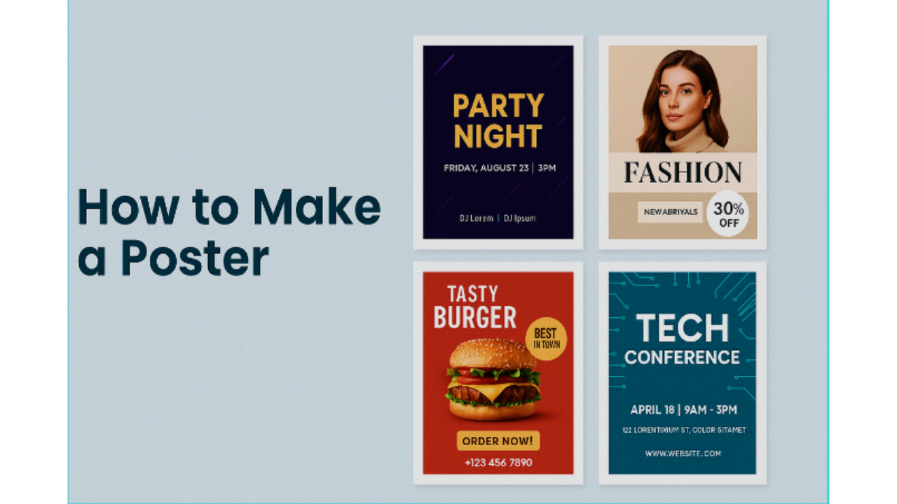 How to make a poster