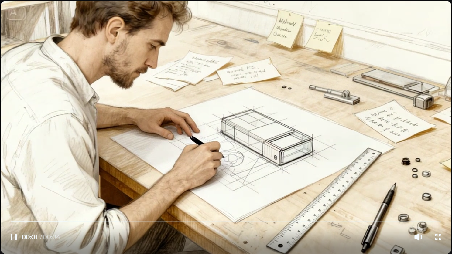 Product origin story video