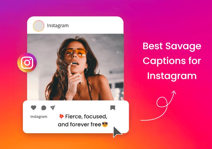 What are aesthetic short savage captions?