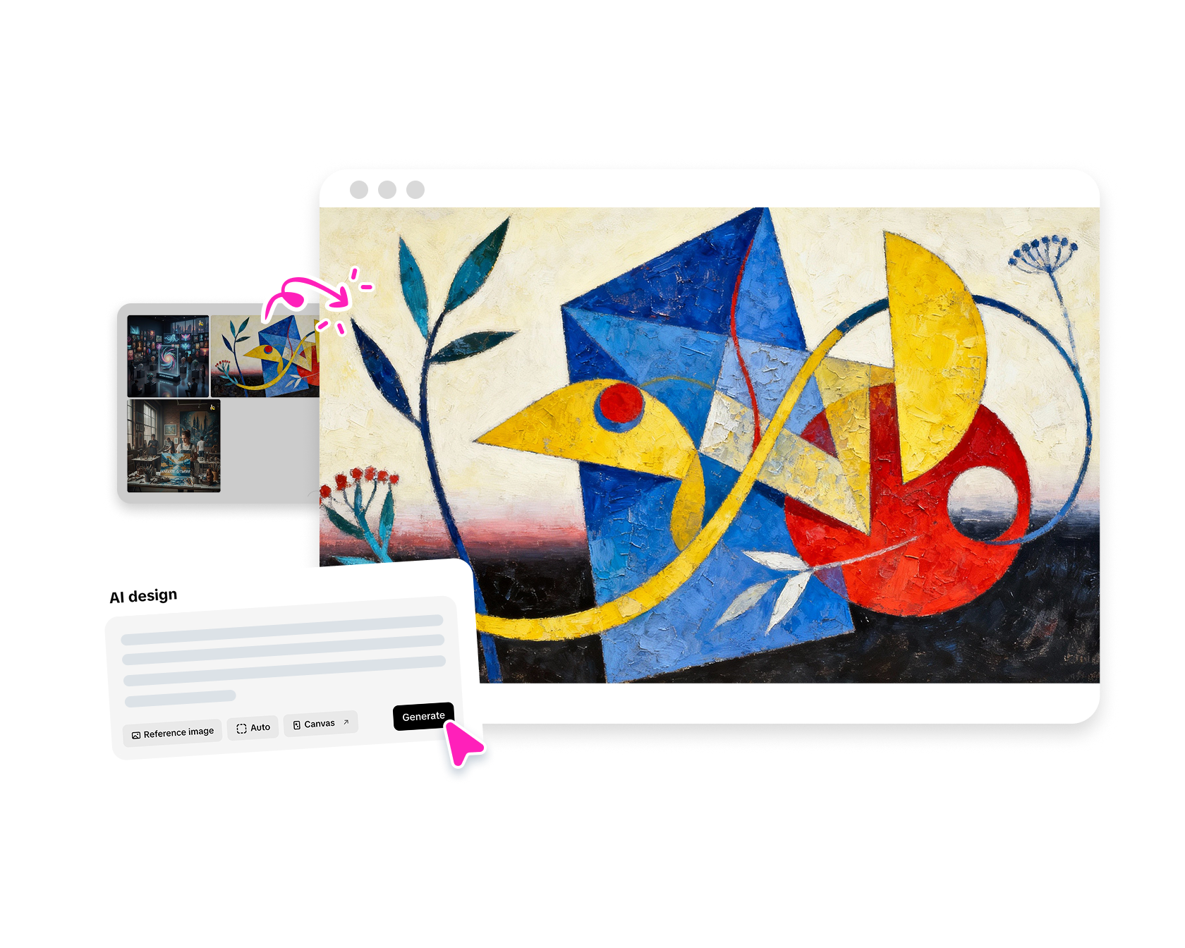 Онлайн-генератор случайных изображений на основе ИИ