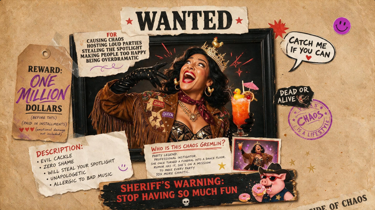Prompt for funny wanted poster