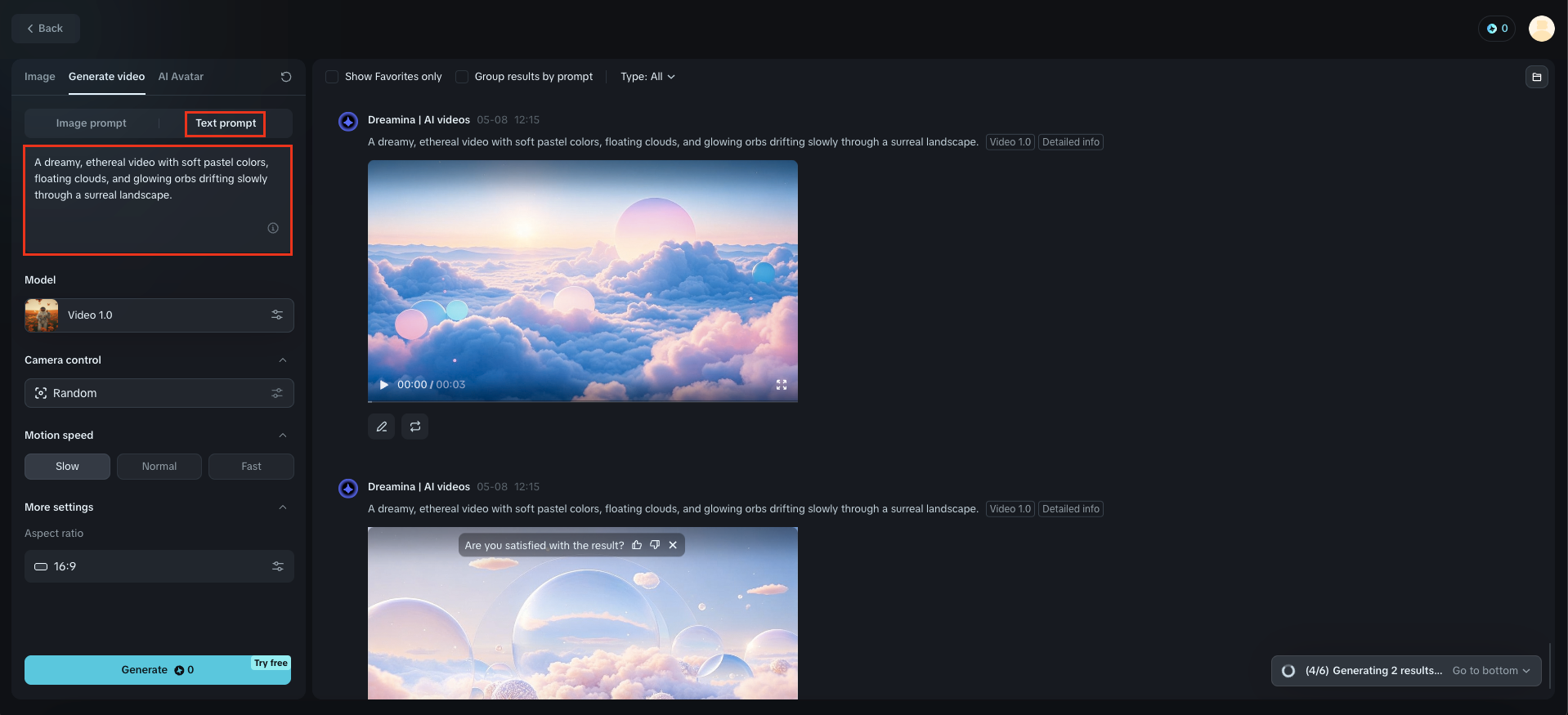 ai art generator videos