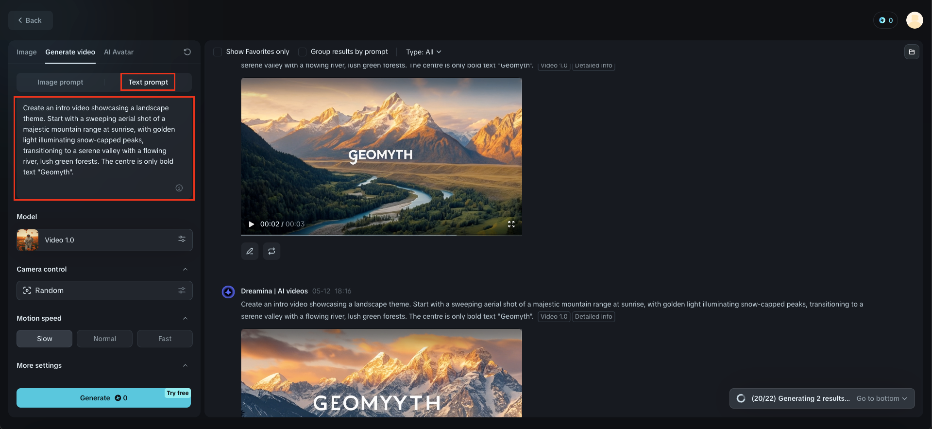 YouTube video introduction maker