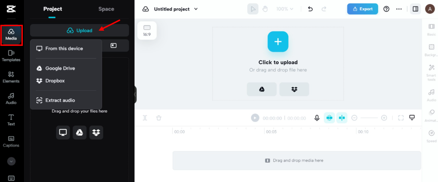 Sign up and upload
