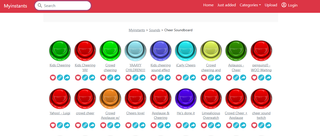 Myinstant - เว็บไซต์แสนสนุกสำหรับเอฟเฟกต์เสียงเชียร์ MP3