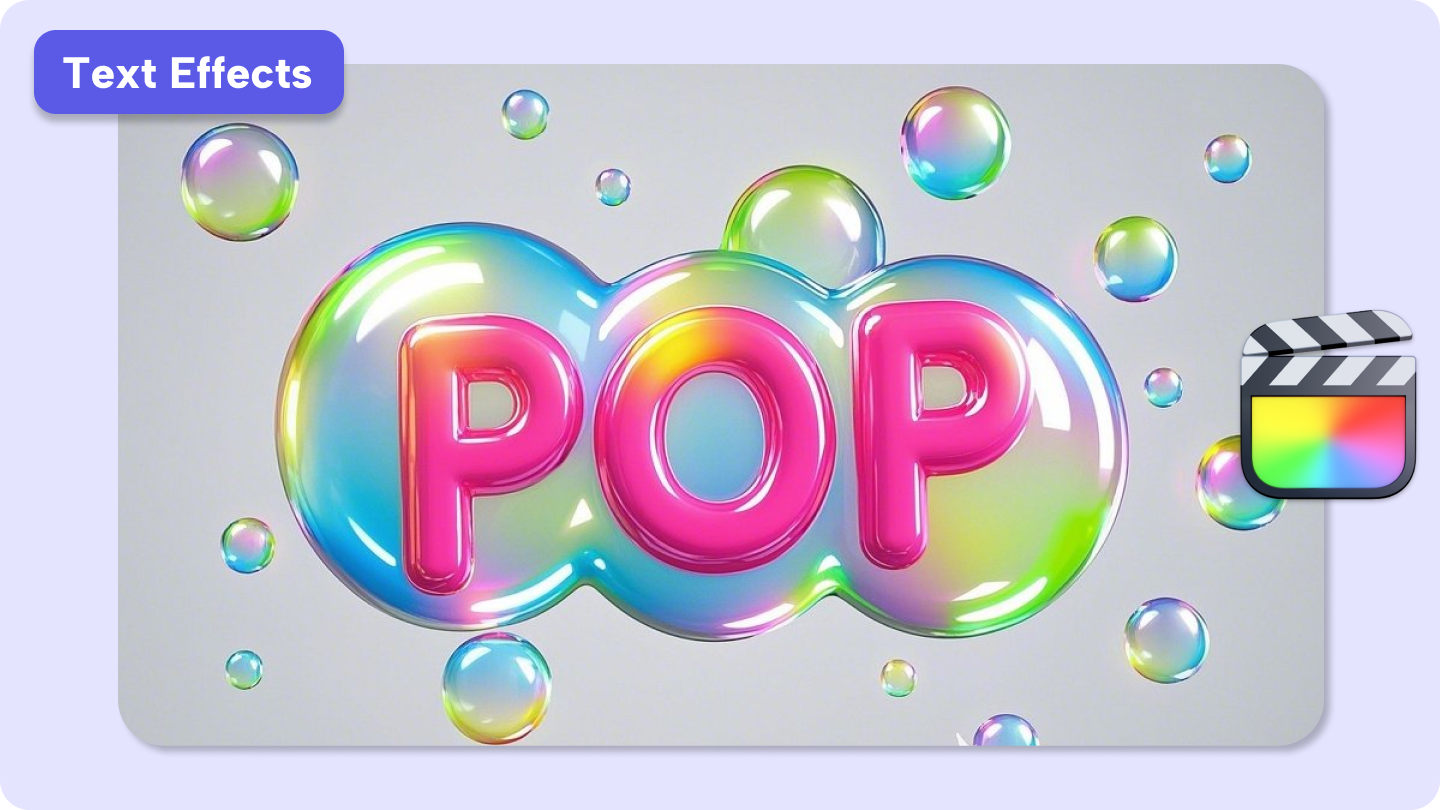 Endlich geschnittene Pro-Text-Effekte