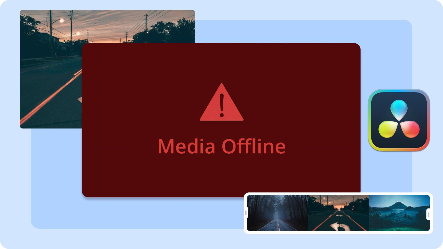 DaVinci Resolve ang media offline