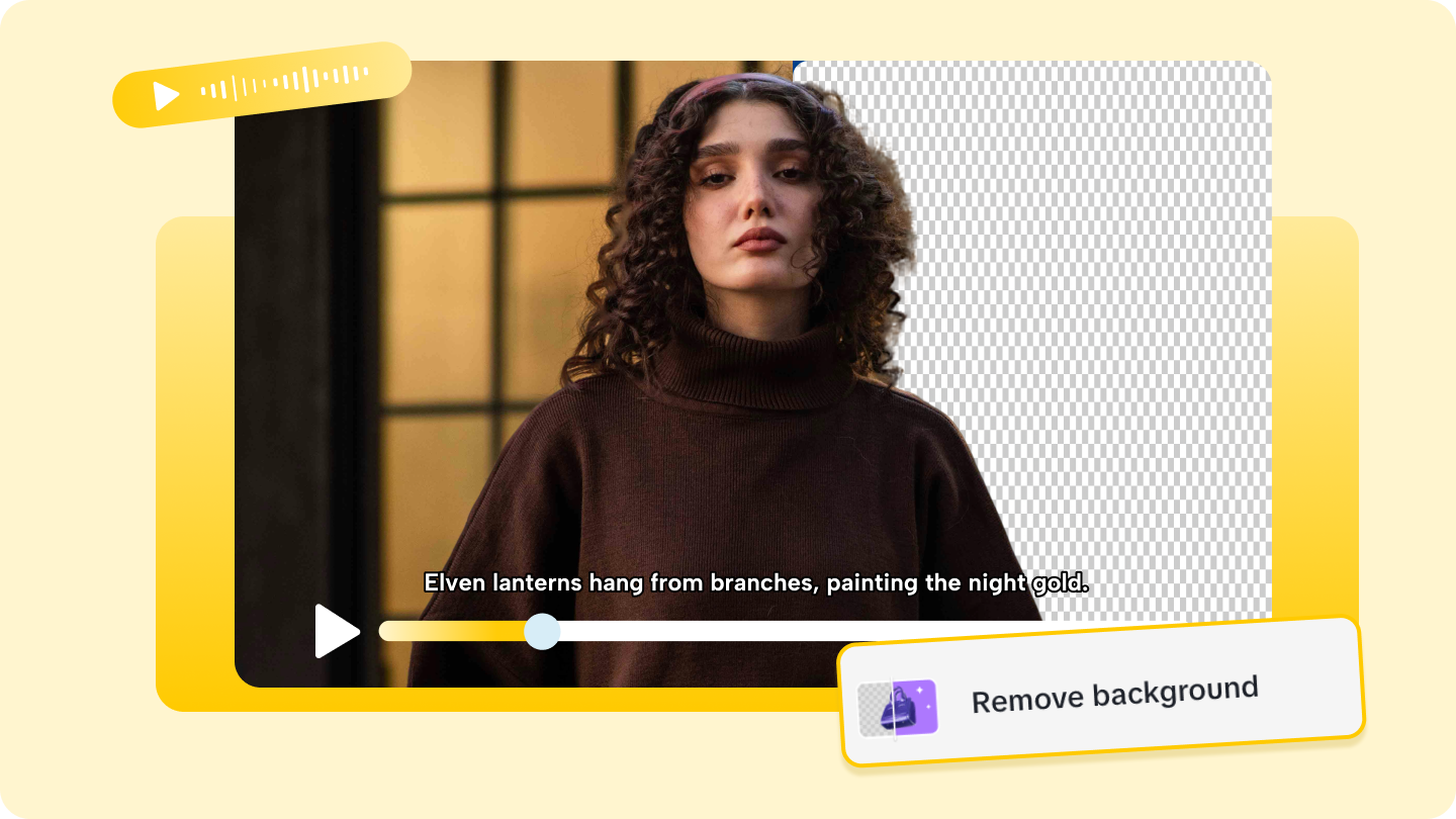 Video background remover