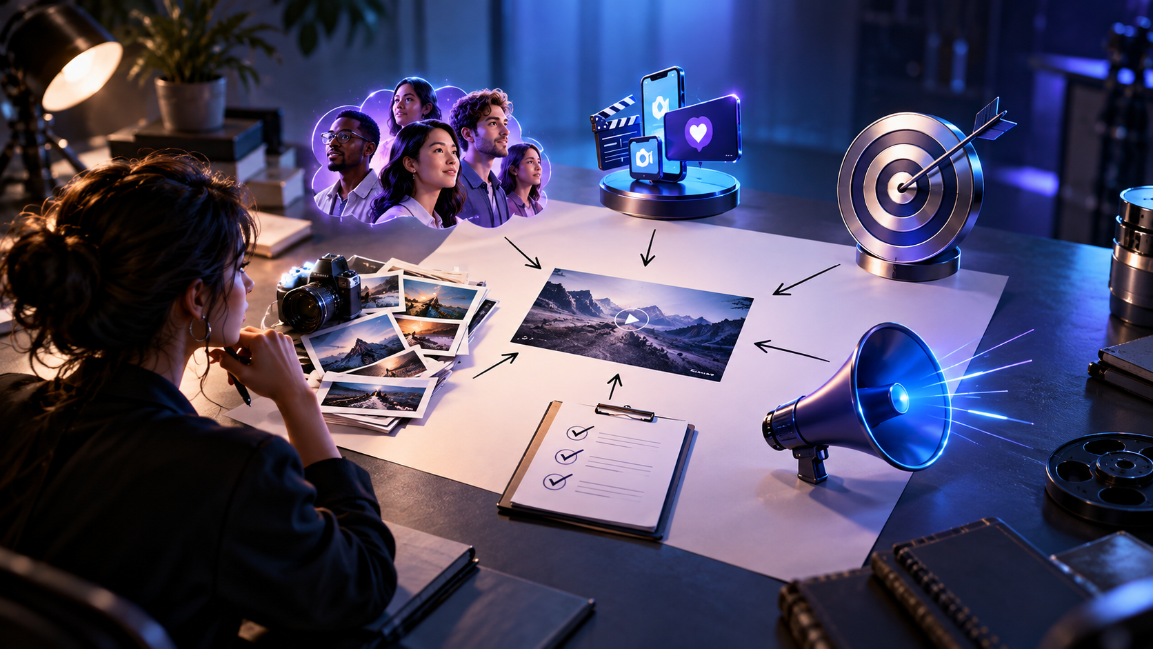 Original workflow visual for Step 1: Define the campaign job