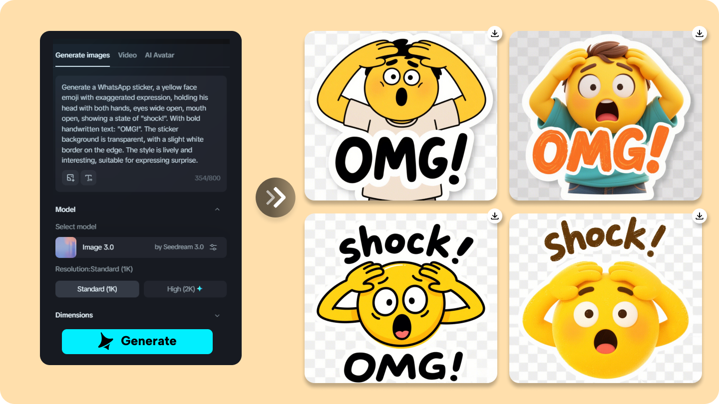 Fabricant d'autocollants WhatsApp