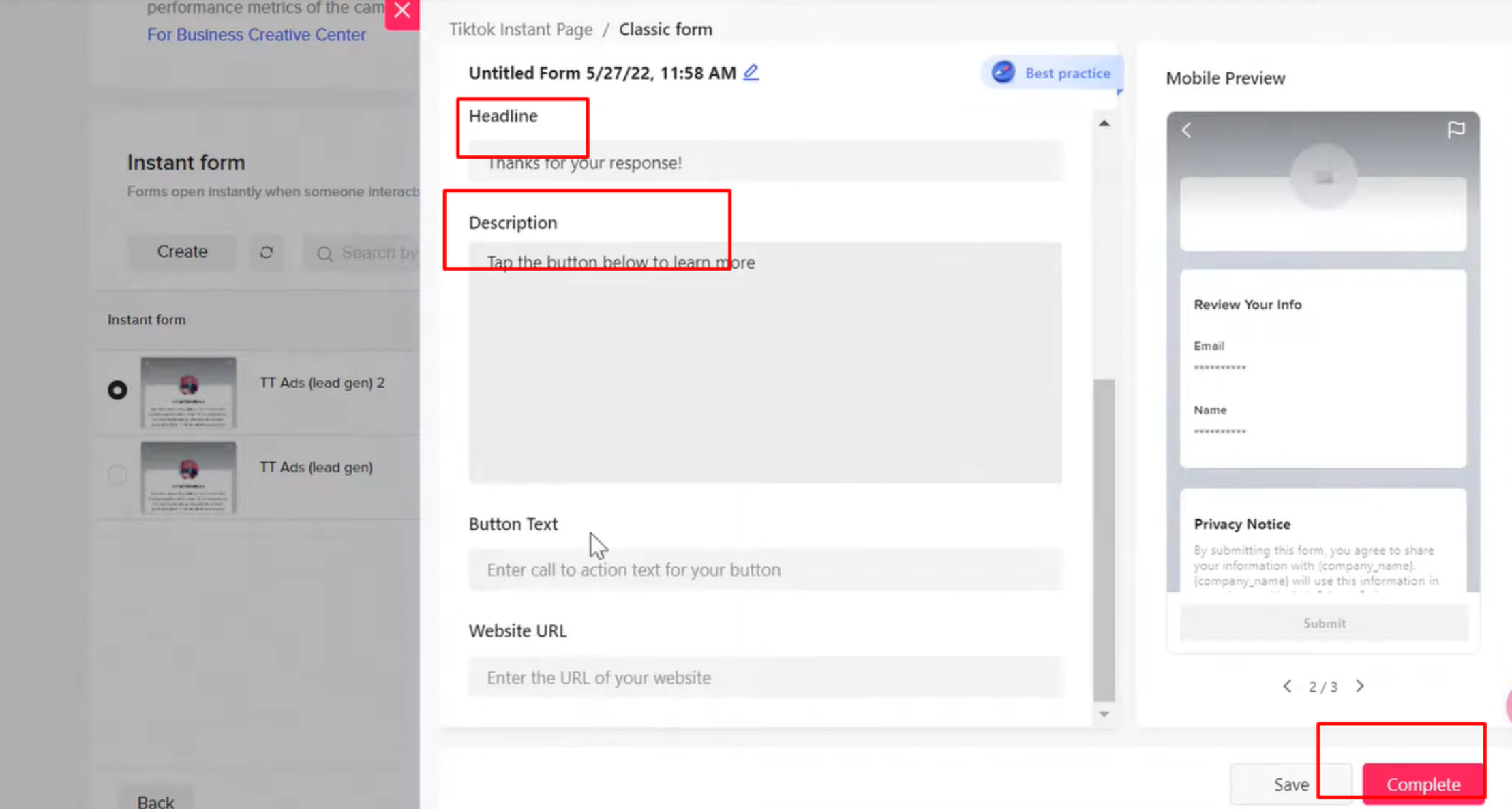 Starten Sie Ihr TikTok aus der Werbekampagne