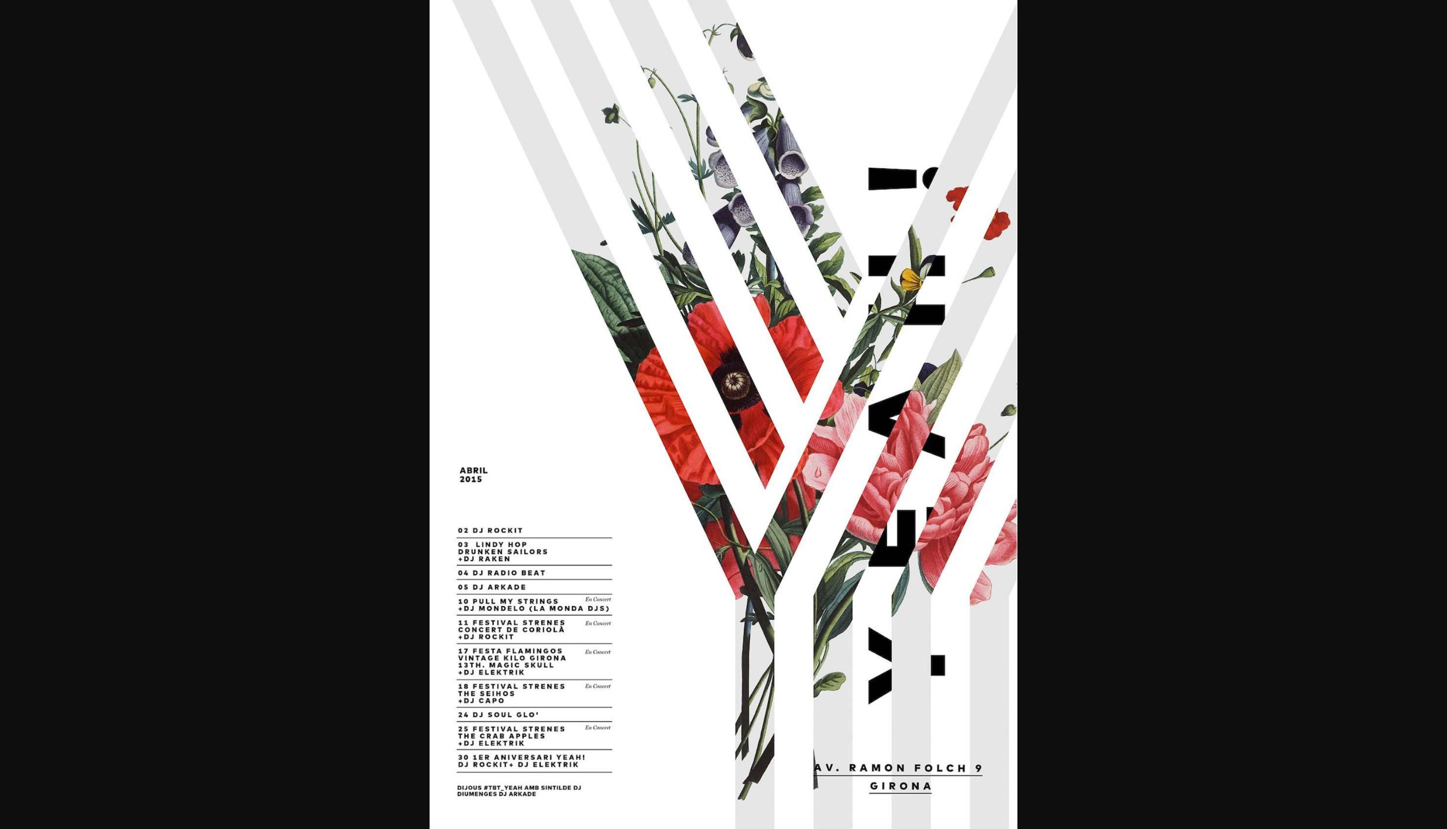 Poster design ideas for sales: Minimalist & typographic focus