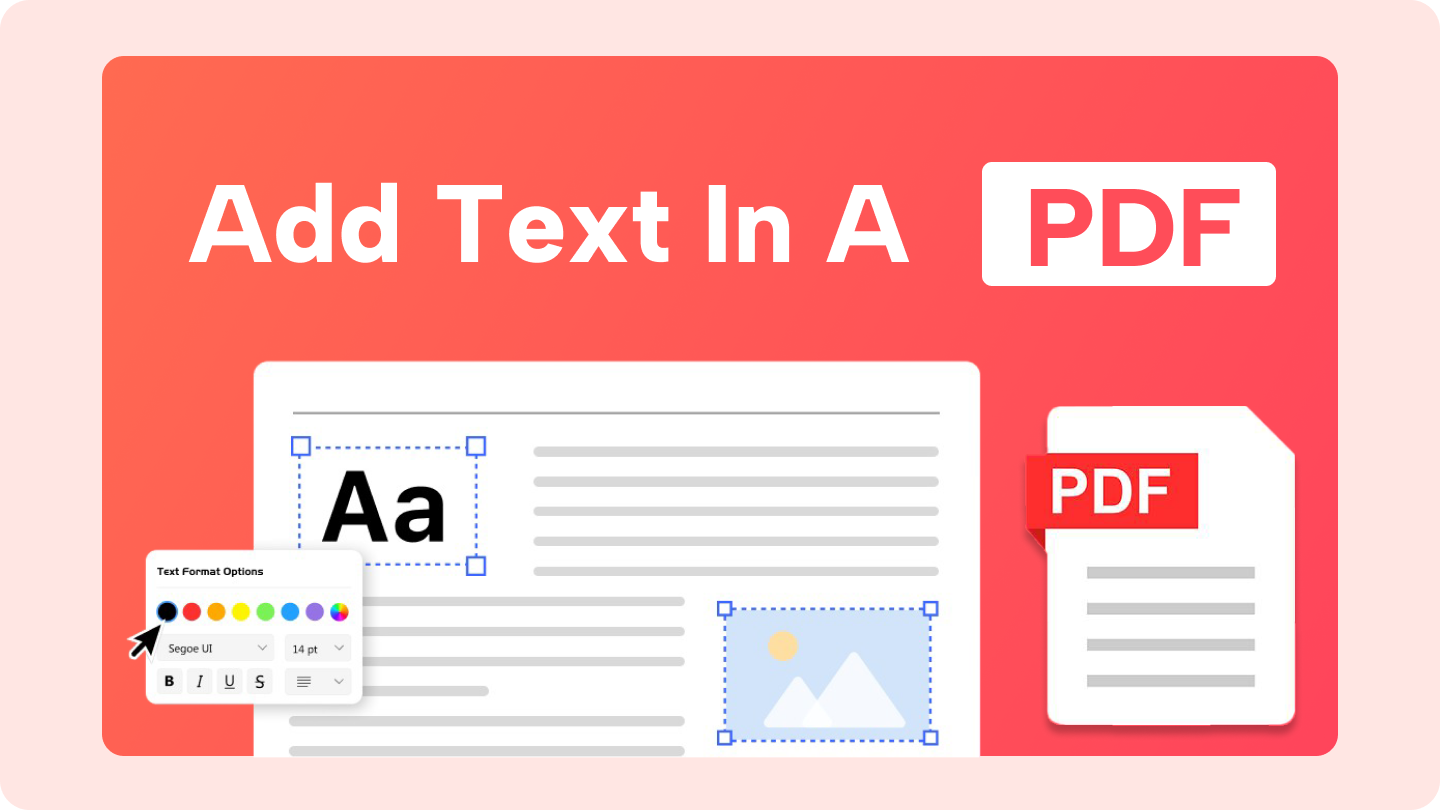 how to write text on pdf