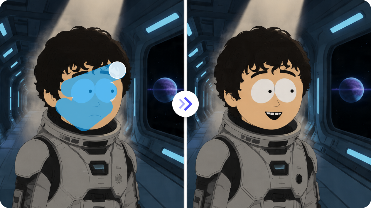 Fine-tune your character with targeted AI editing
