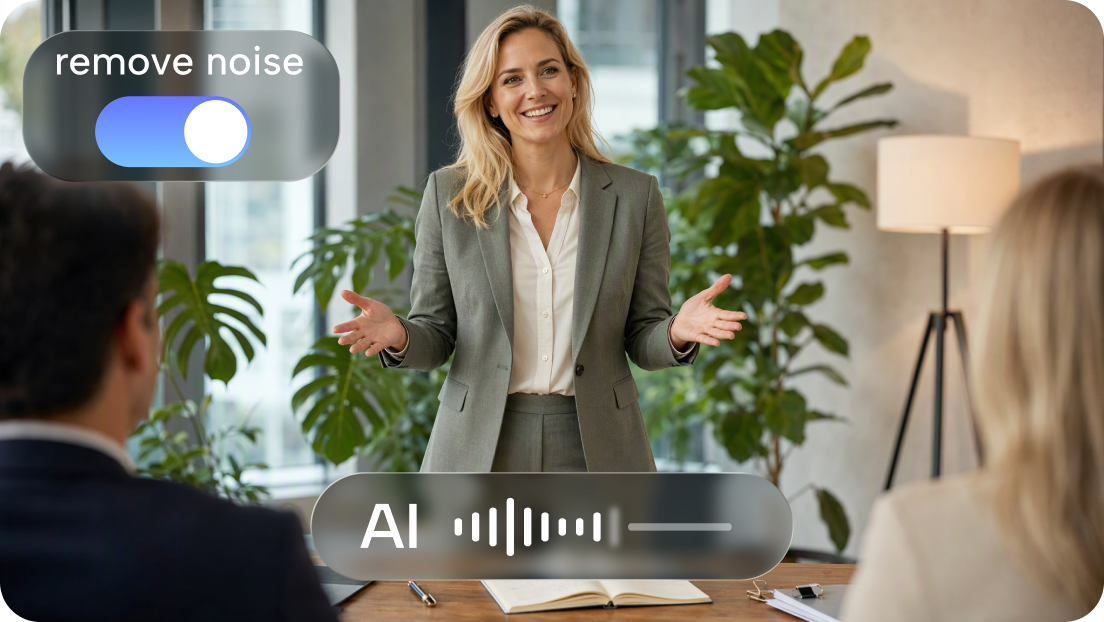 AI background noise reduction