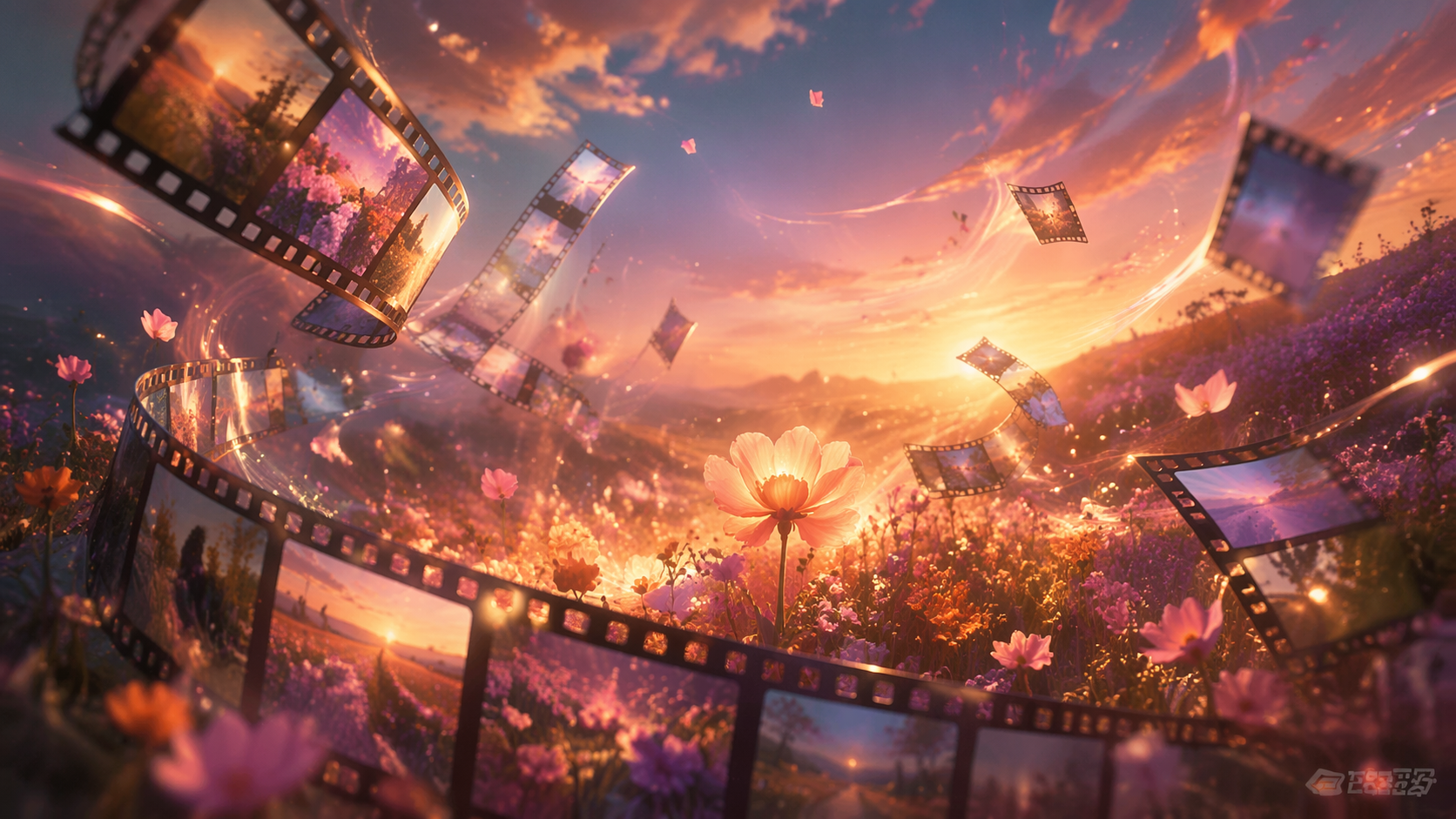 Dreamina Luma Dream Machine Prompt Beispiel 4: Surreale bewegliche Landschaft