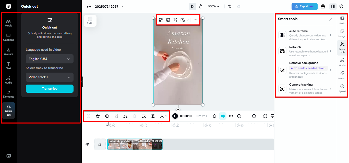 Gerador de vídeo Pippit
