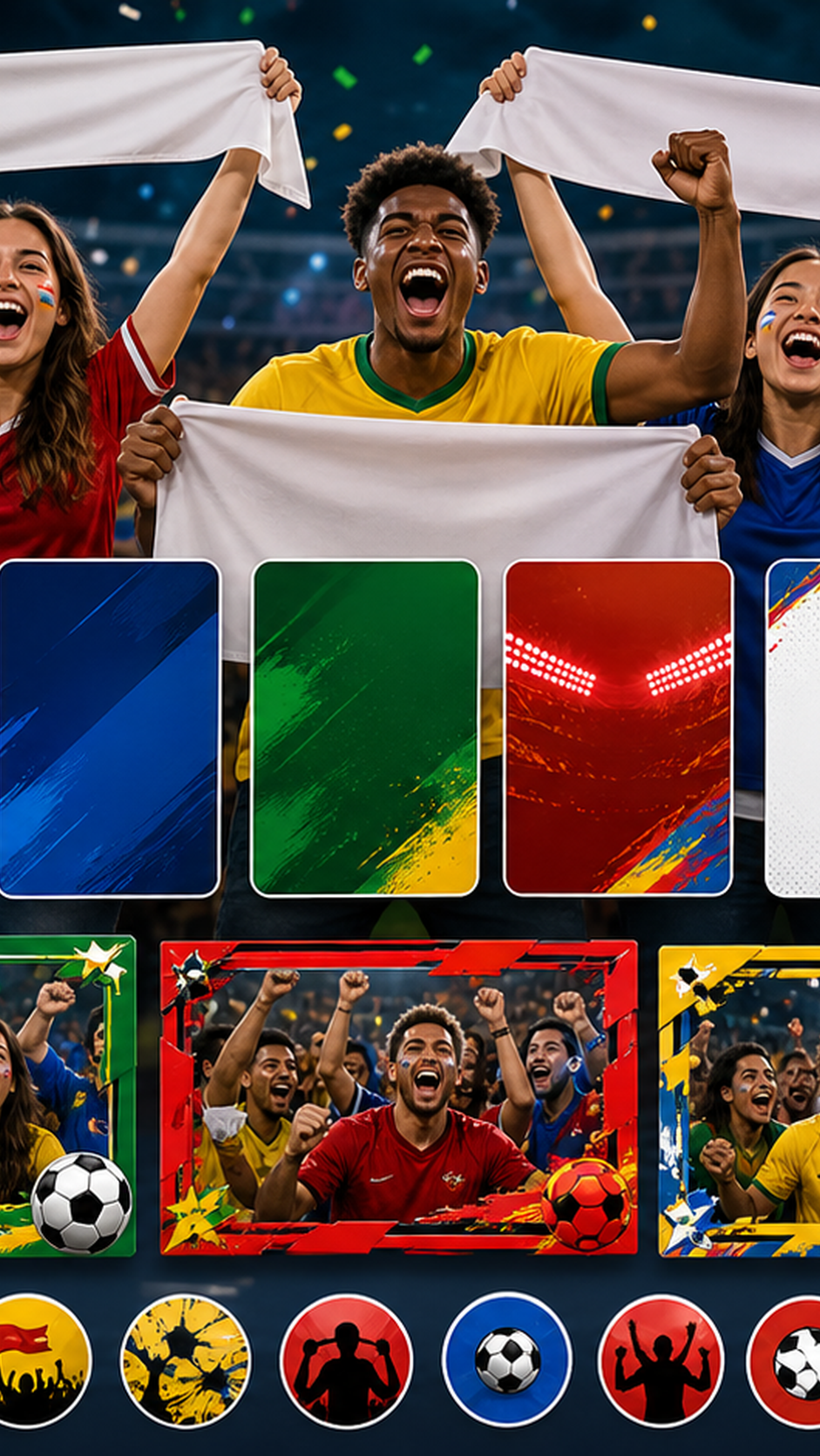 World Cup Fan Poster Generator mobile hero image