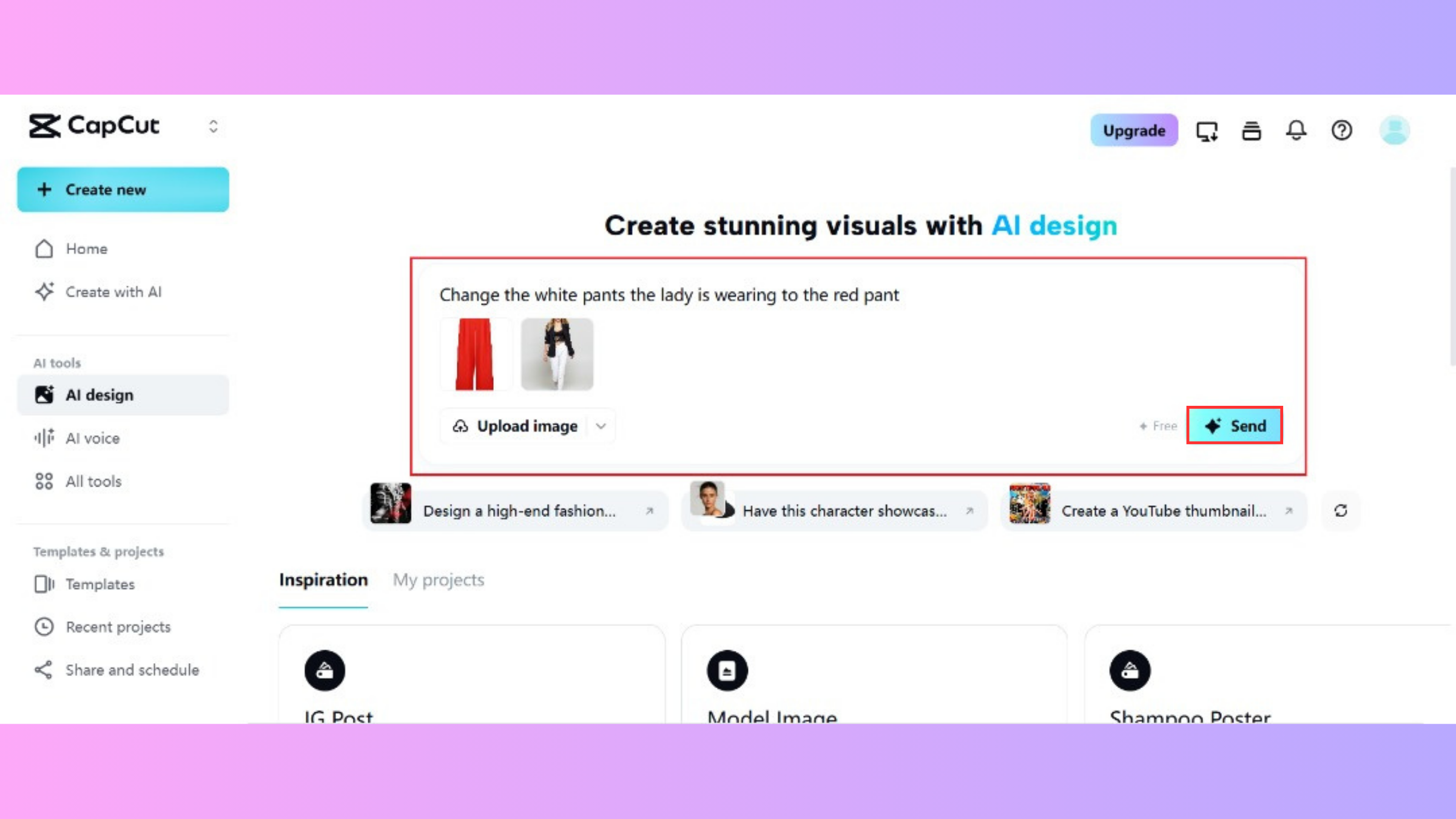 Generera variationer av din bild