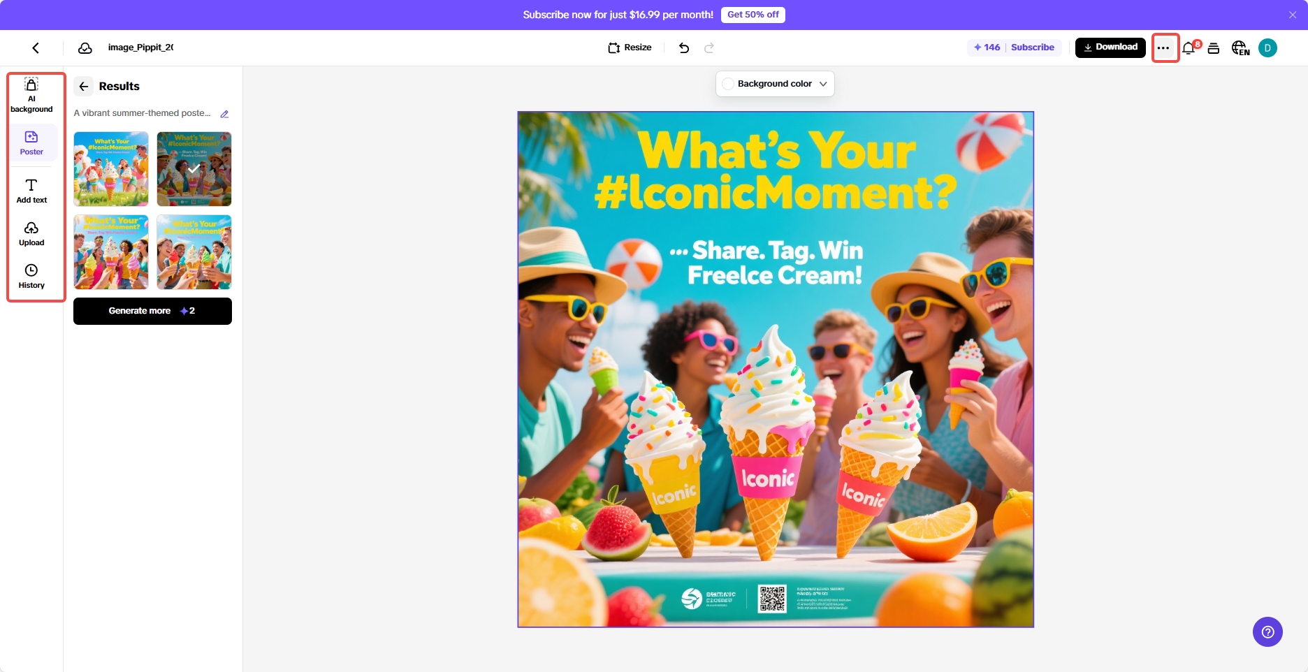 Personalize your creation