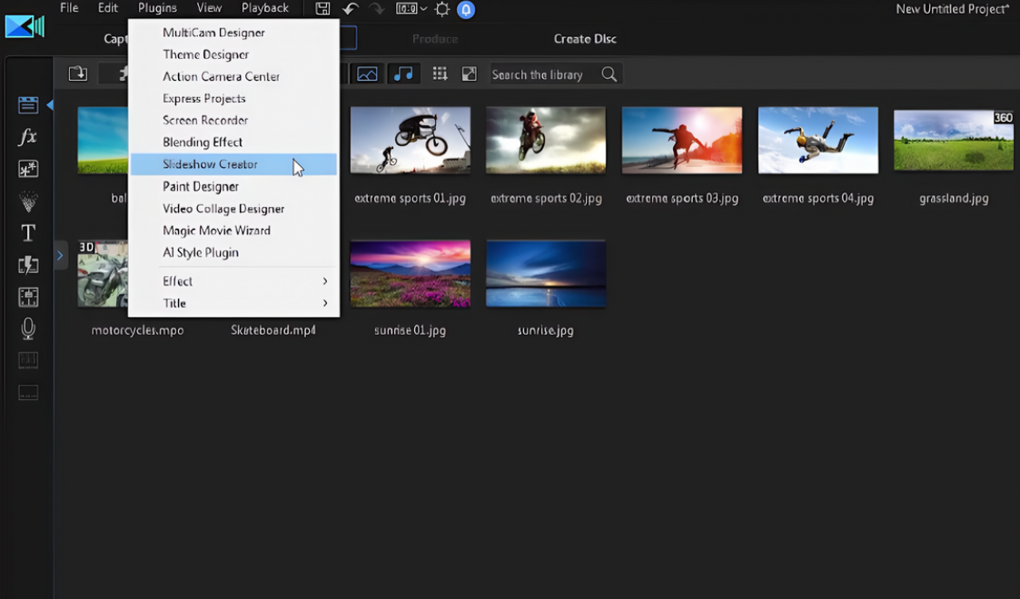 CyberLink PowerDirector interface