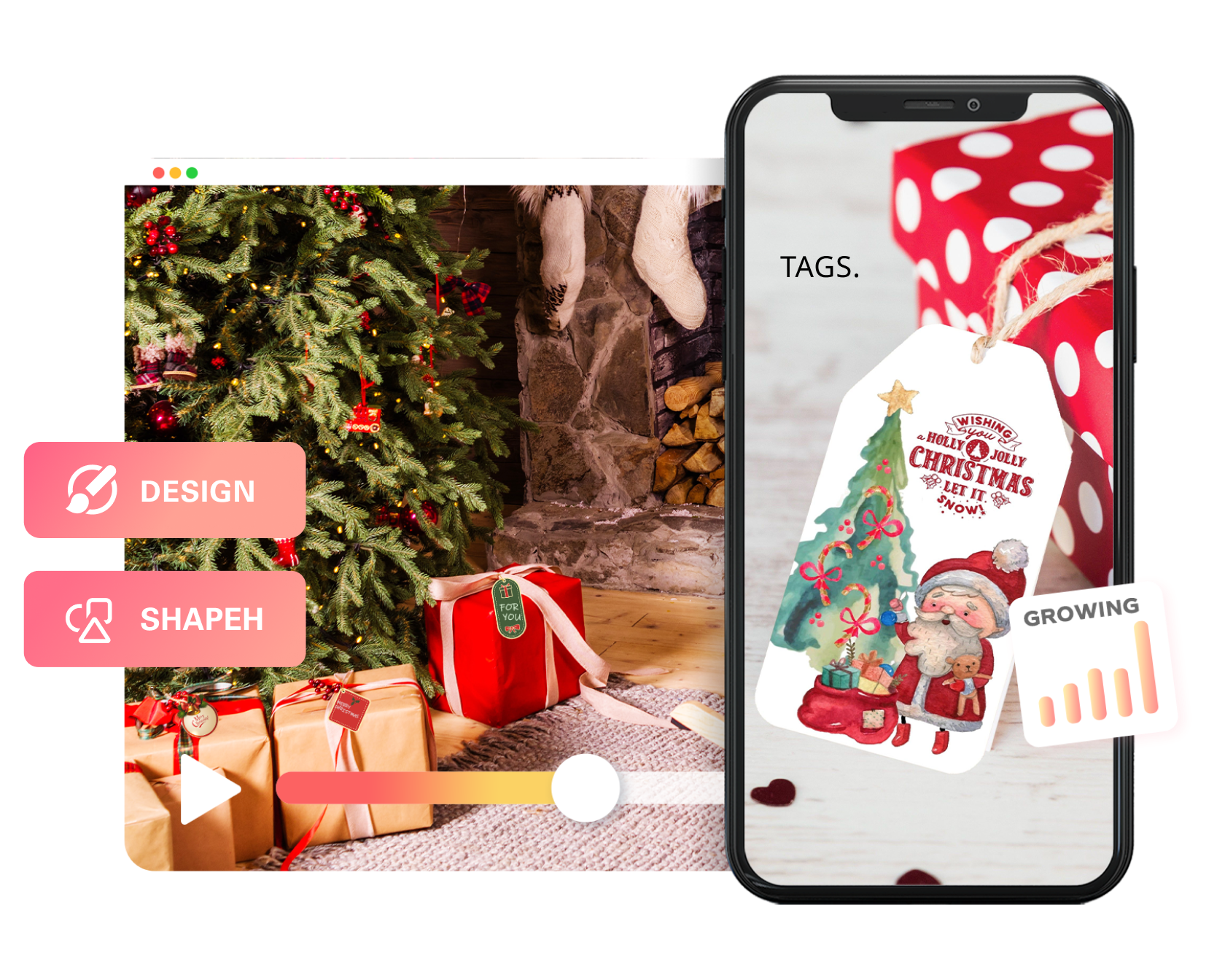 Custom Christmas Gift Tags Online