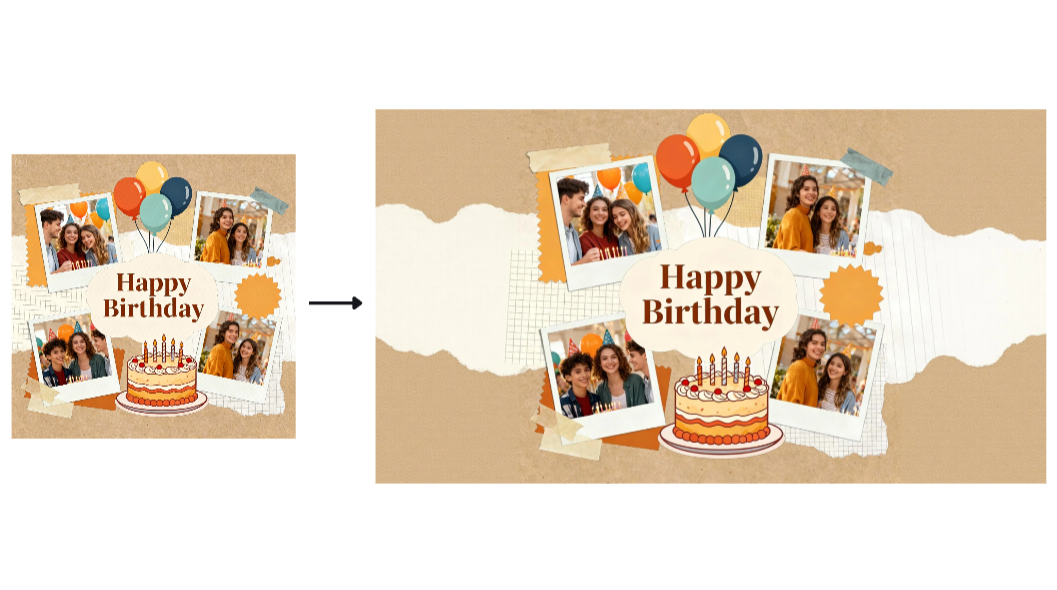 Expand feature in Dreamina