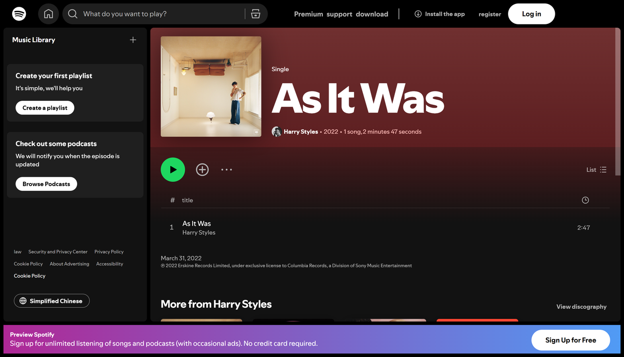 As It Was