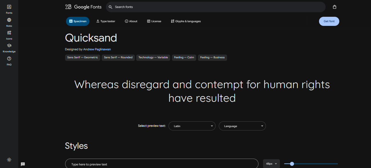 Google Fonts