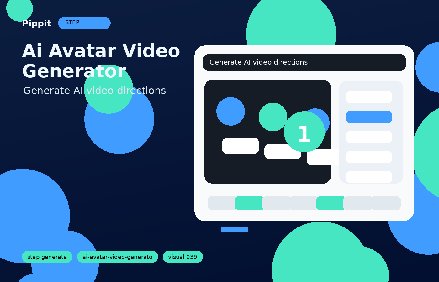 ai avatar video generator generation workflow in Pippit
