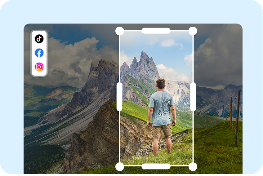 Use CapCut crop aspect ratio for social media videos