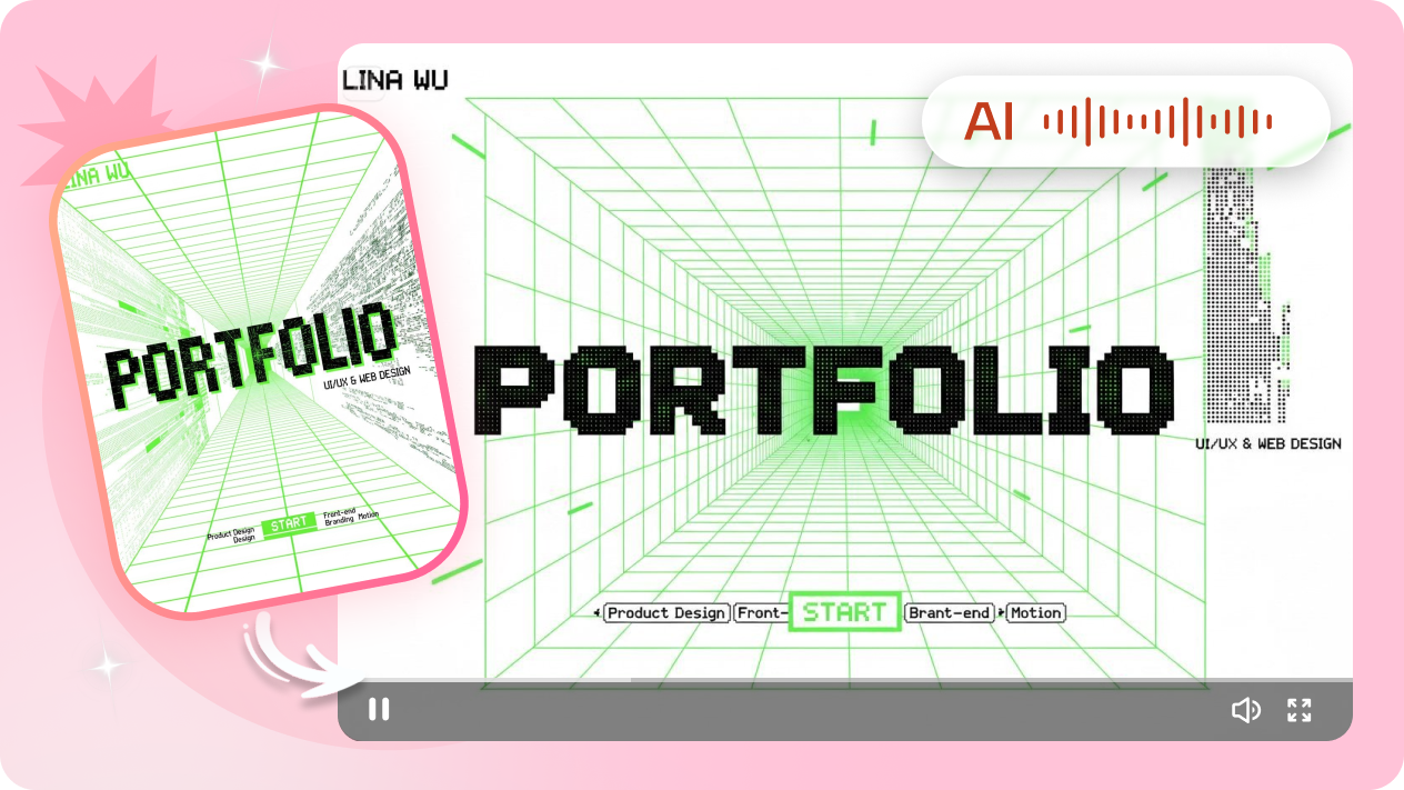 Animare i mockup dei prodotti in vetrine video a scorrimento
