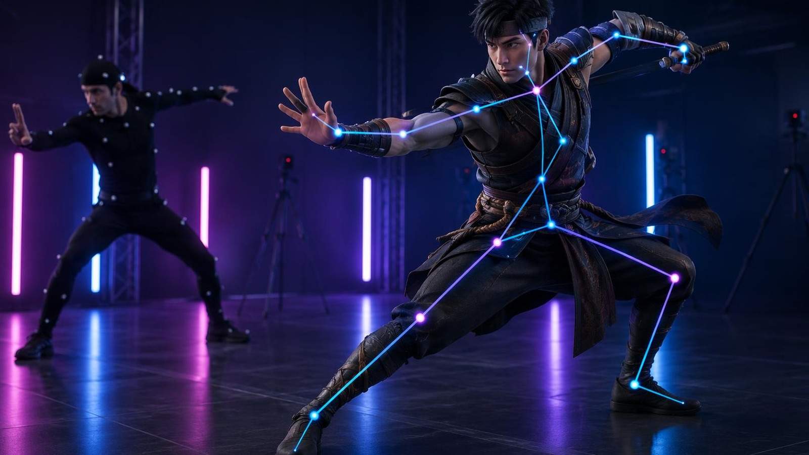 game character motion capture AI template cover